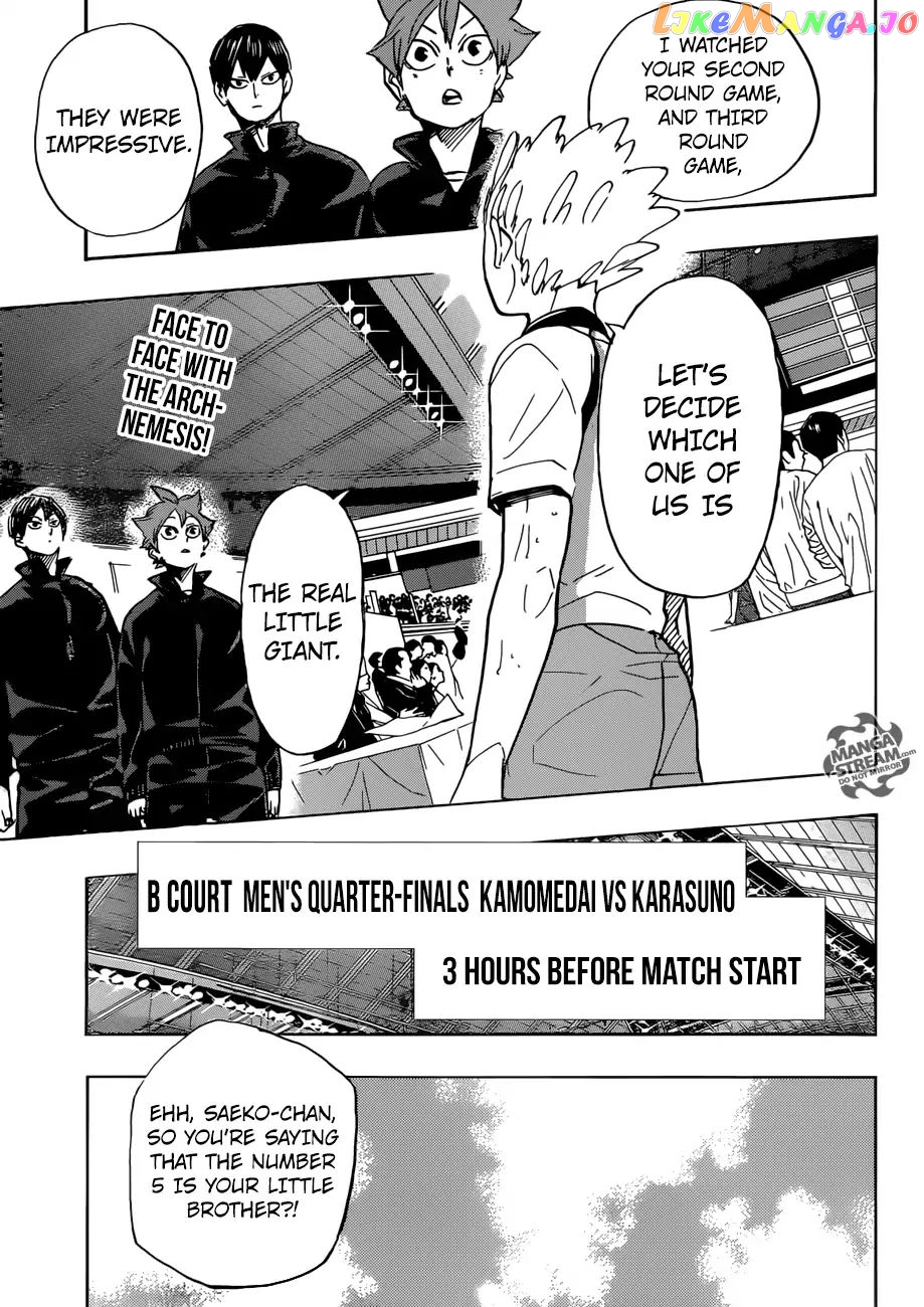 Haikyuu!! - Manga chapter 338 - page 4