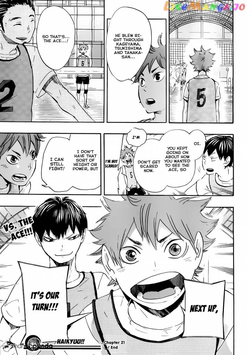 Haikyuu!! chapter 21 - page 17