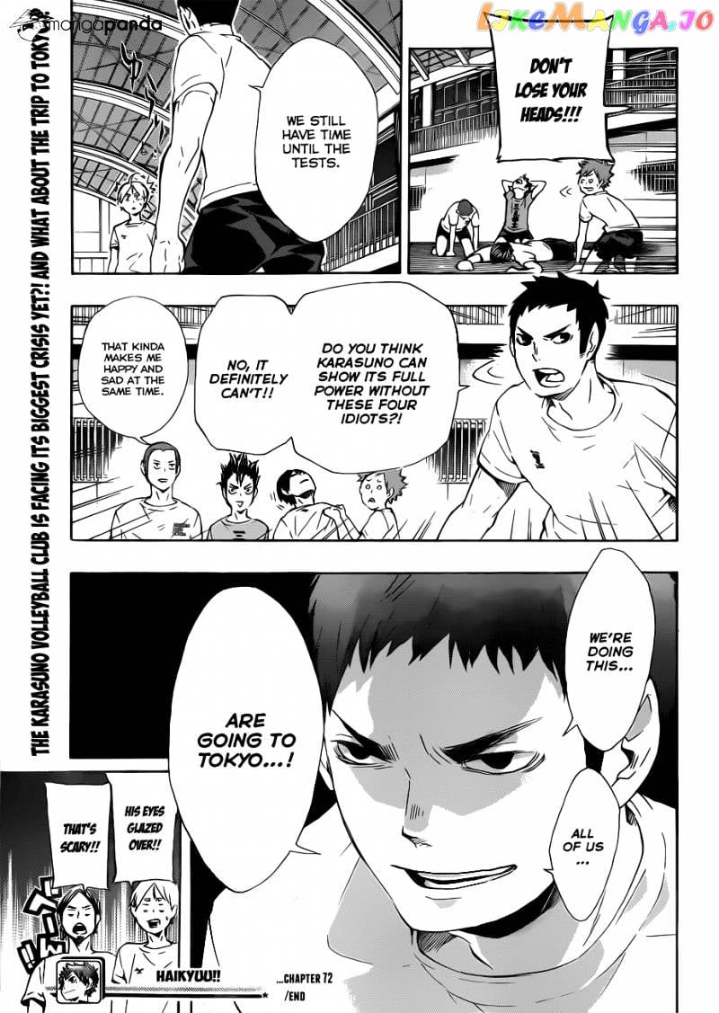 Haikyuu!! chapter 72 - page 19