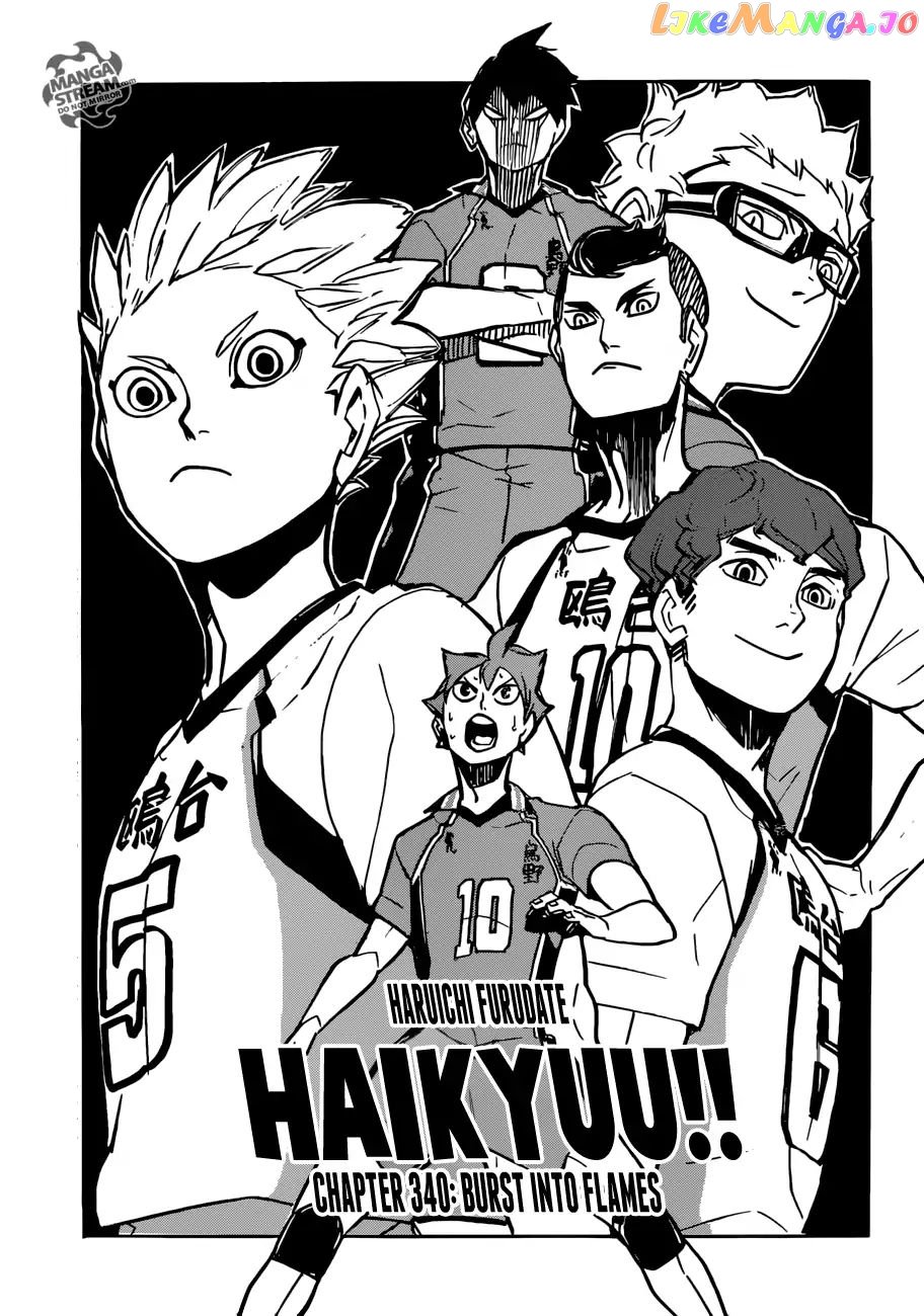 Haikyuu!! - Manga chapter 340 - page 1