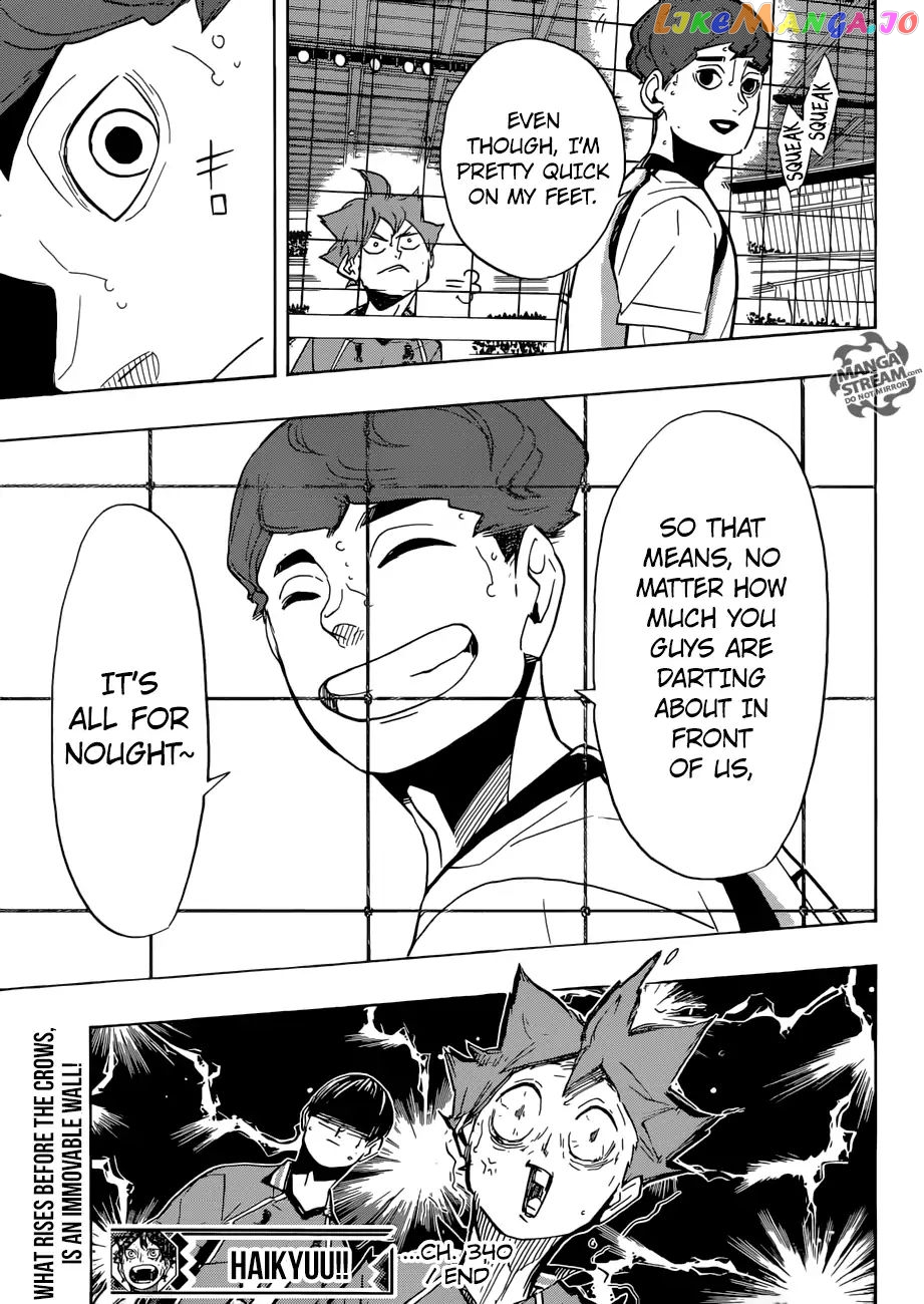 Haikyuu!! - Manga chapter 340 - page 16