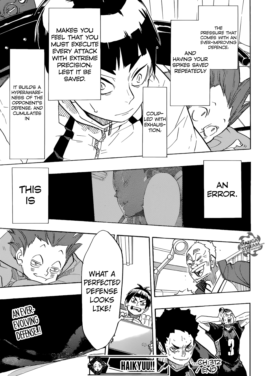 Haikyuu!! - Manga chapter 312 - page 18