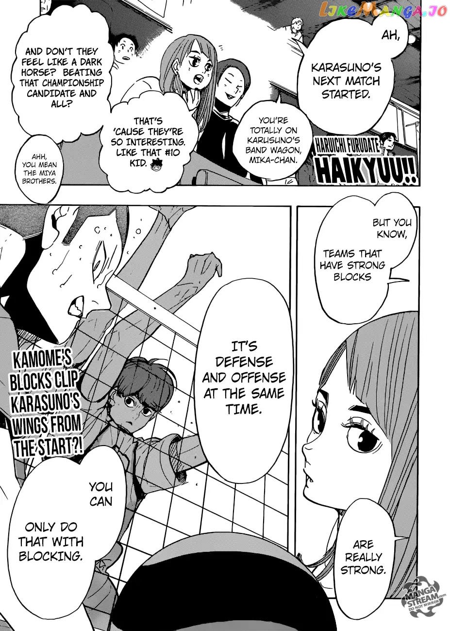 Haikyuu!! - Manga chapter 341 - page 1