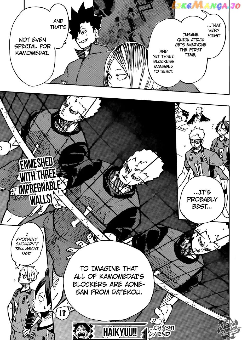 Haikyuu!! - Manga chapter 341 - page 17