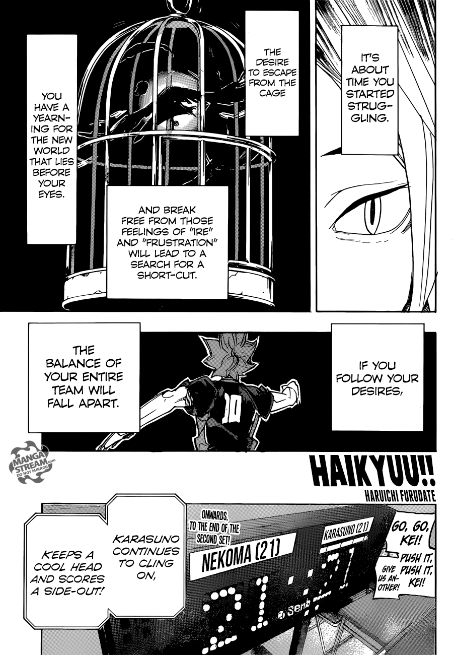 Haikyuu!! - Manga chapter 313 - page 1