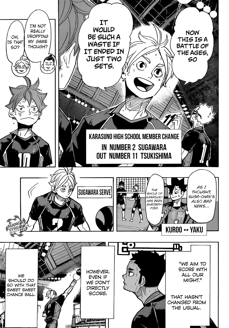 Haikyuu!! - Manga chapter 313 - page 5