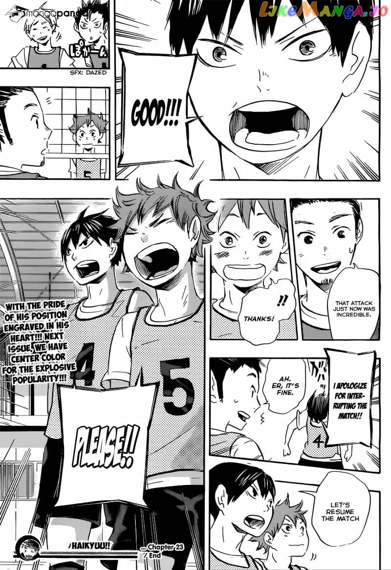 Haikyuu!! chapter 23 - page 18