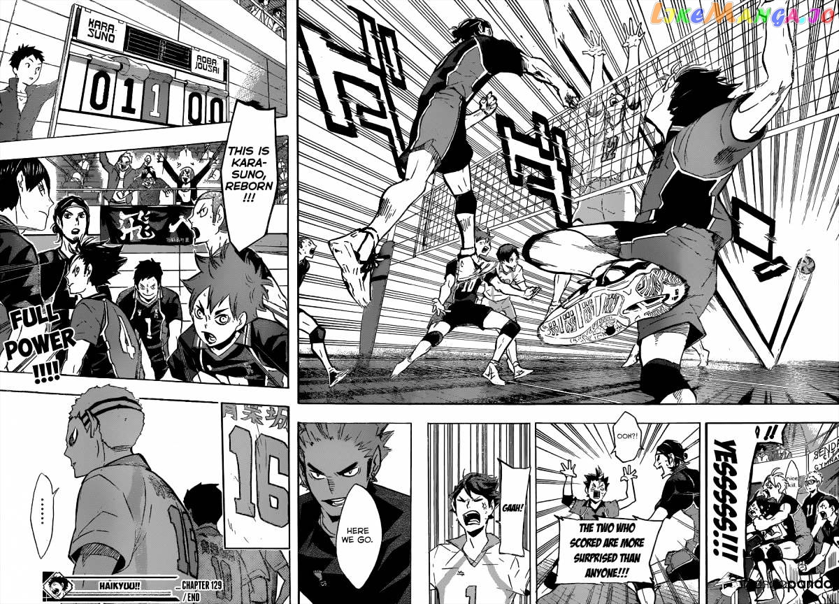 Haikyuu!! chapter 129 - page 17