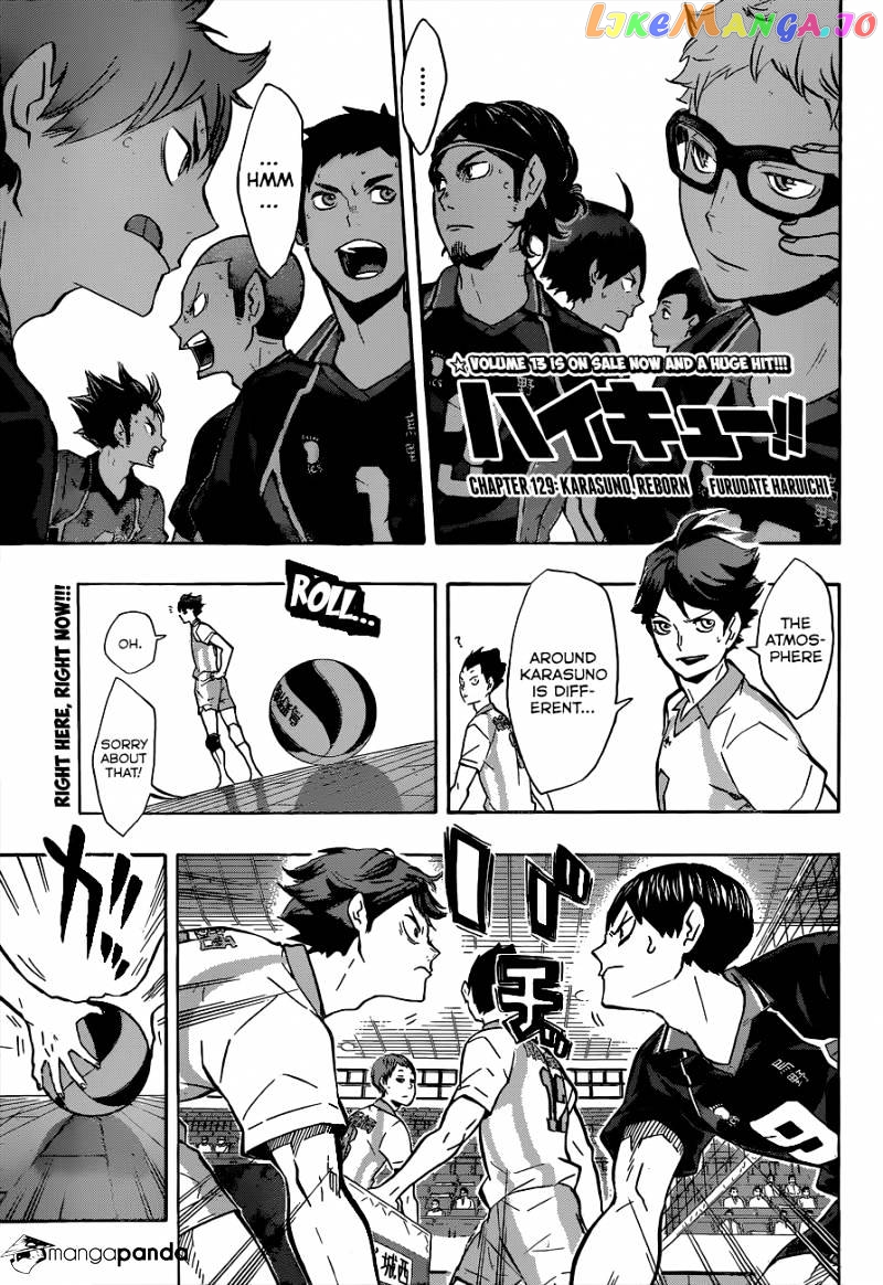 Haikyuu!! chapter 129 - page 2