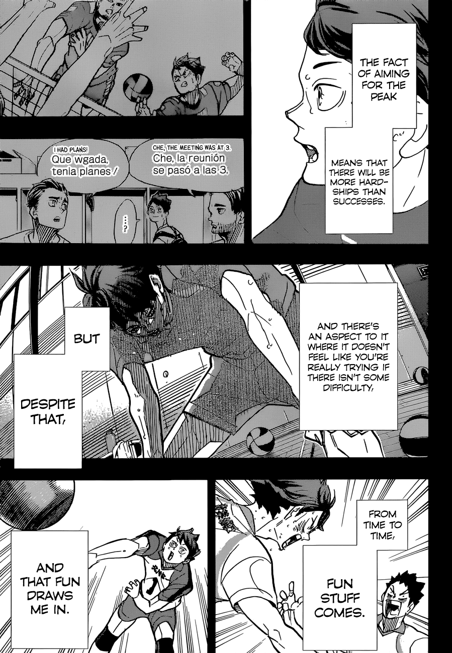 Haikyuu!! - Manga chapter 373 - page 18