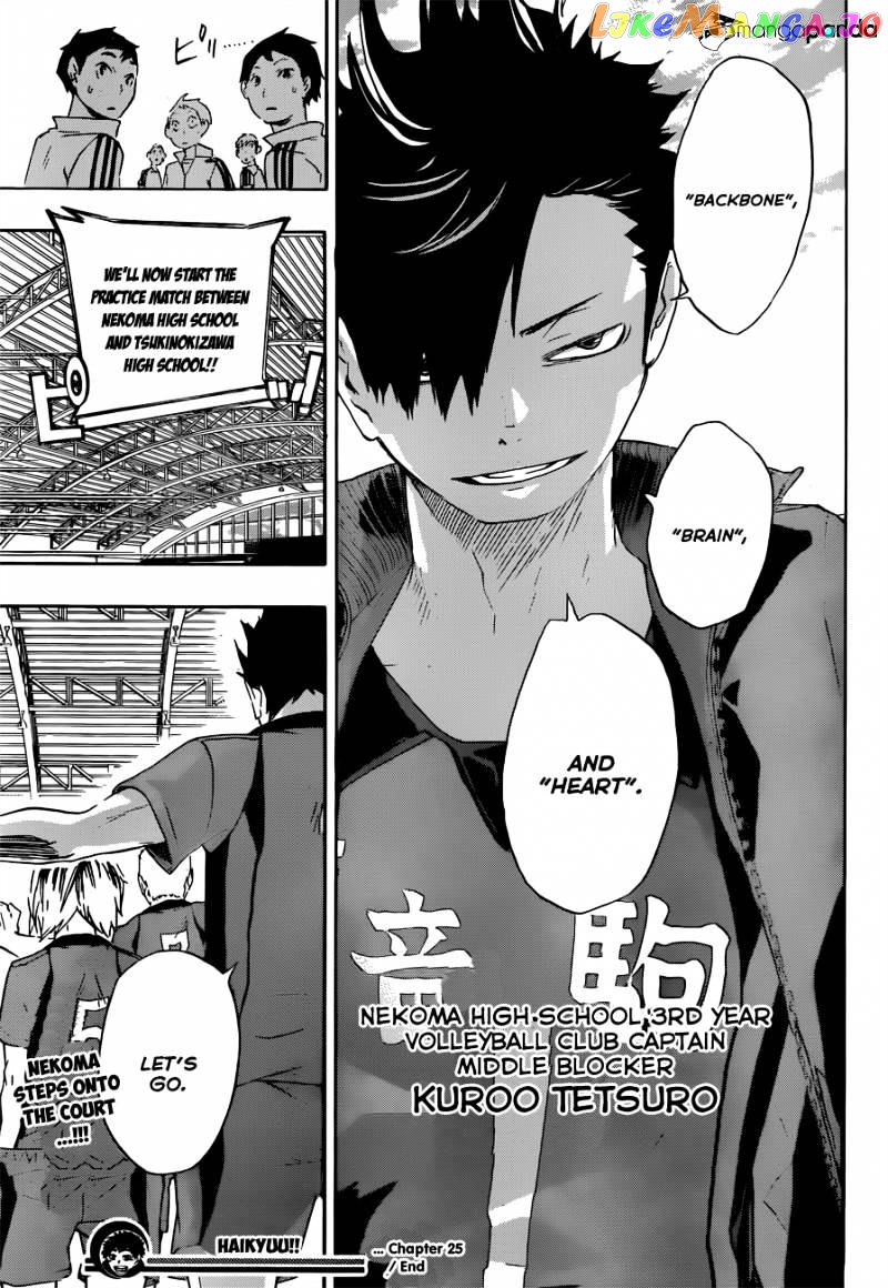 Haikyuu!! chapter 25 - page 20