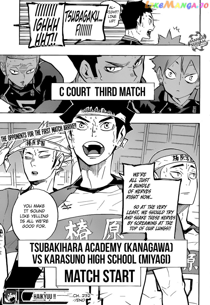 Haikyuu!! chapter 232 - page 18