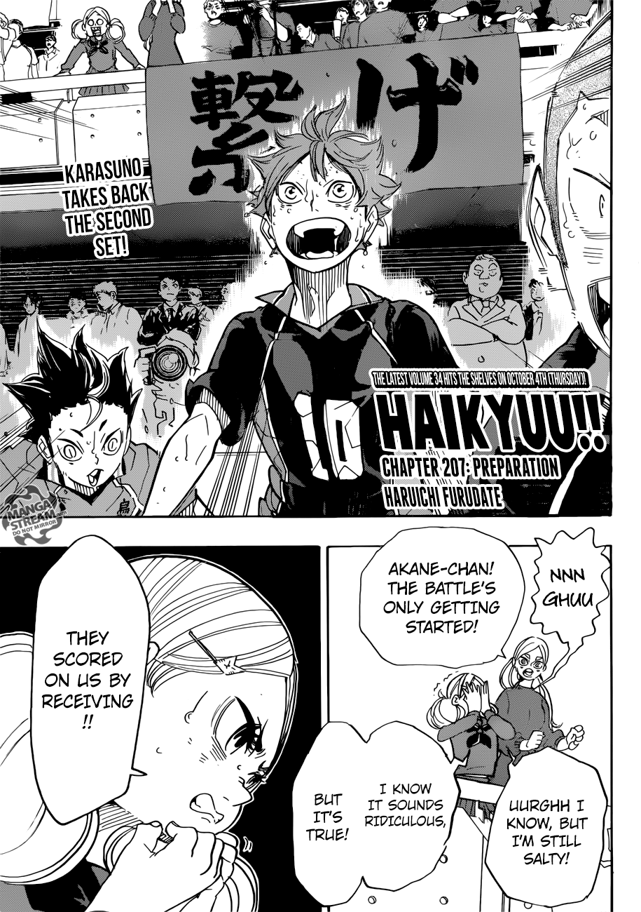 Haikyuu!! - Manga chapter 318 - page 1