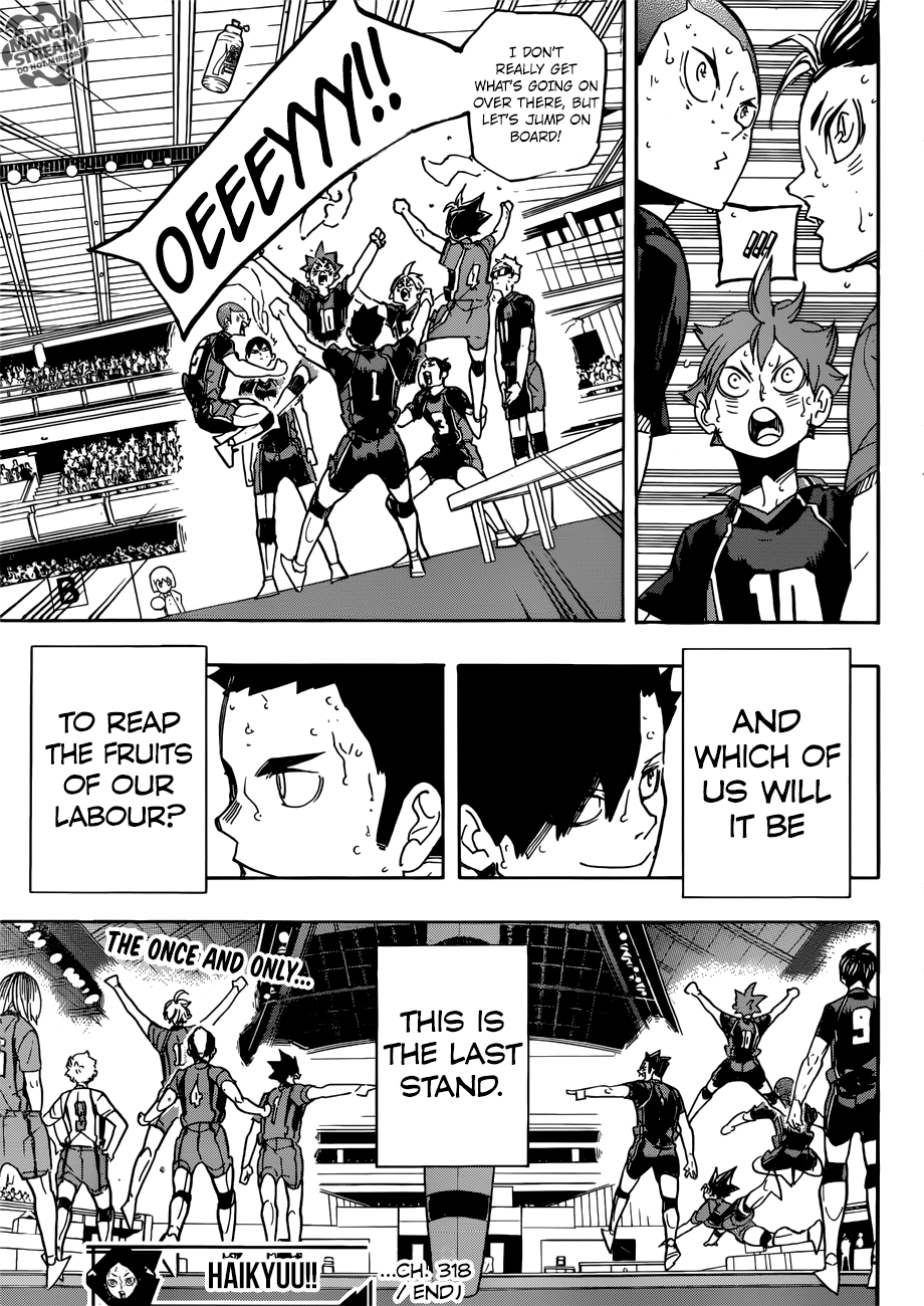 Haikyuu!! - Manga chapter 318 - page 20