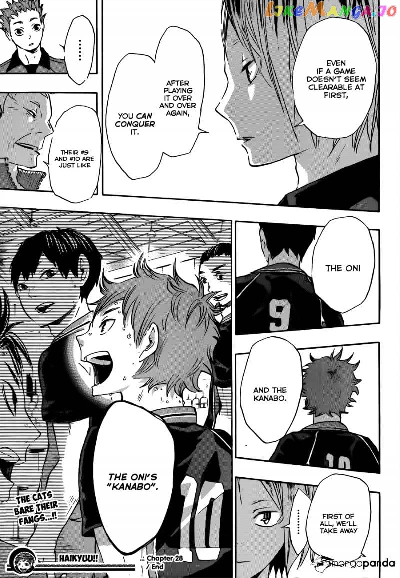 Haikyuu!! chapter 28 - page 20