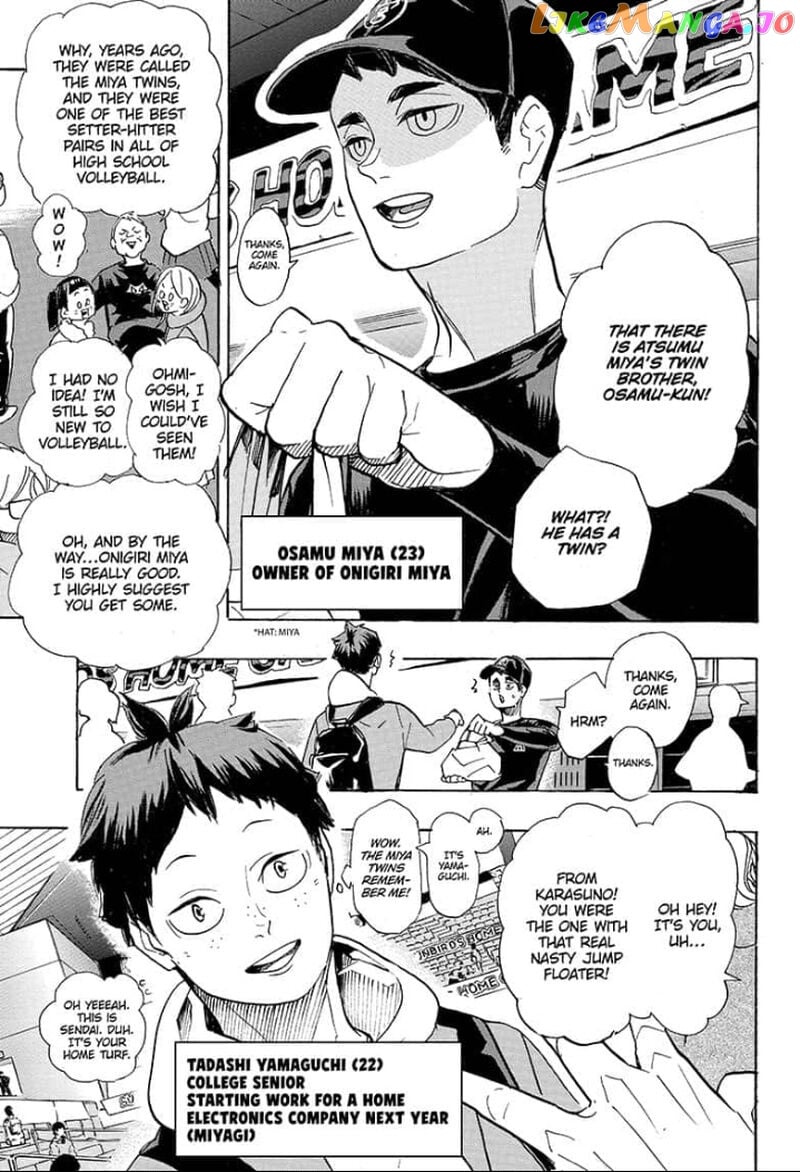 Haikyuu!! - Manga chapter 378 - page 10