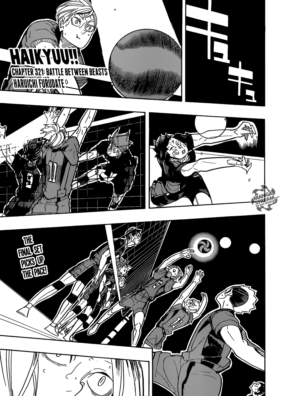 Haikyuu!! - Manga chapter 321 - page 1