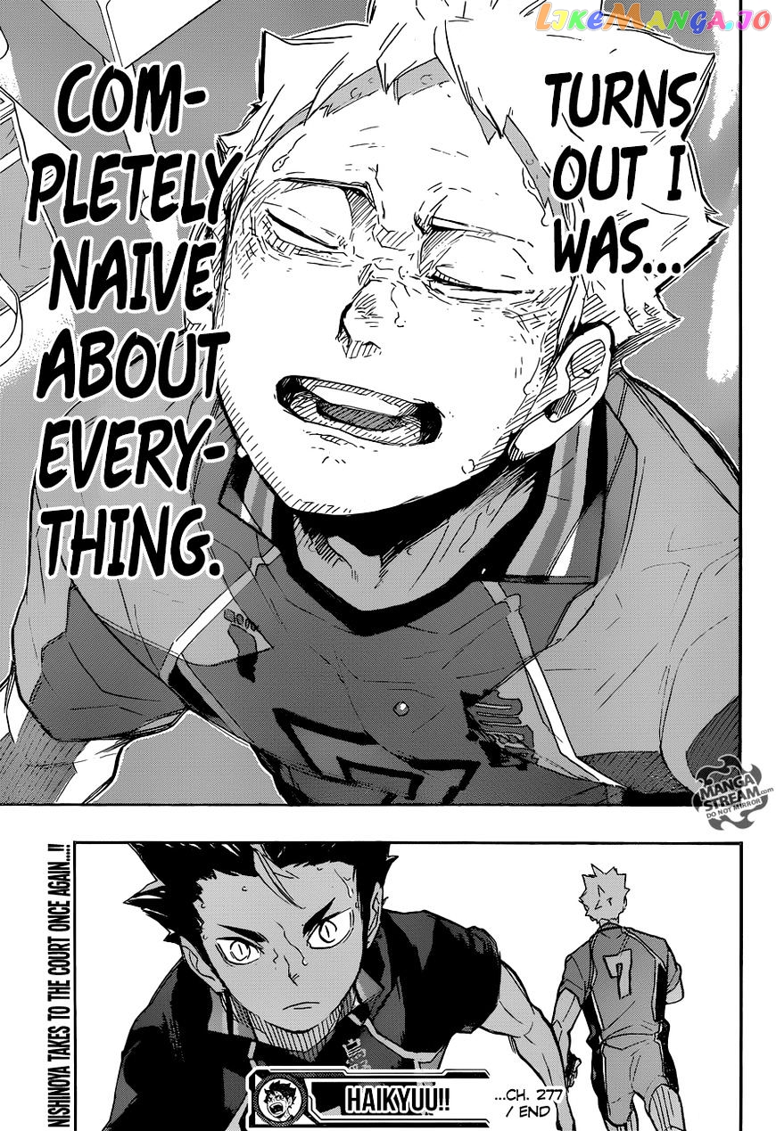 Haikyuu!! chapter 277 - page 20