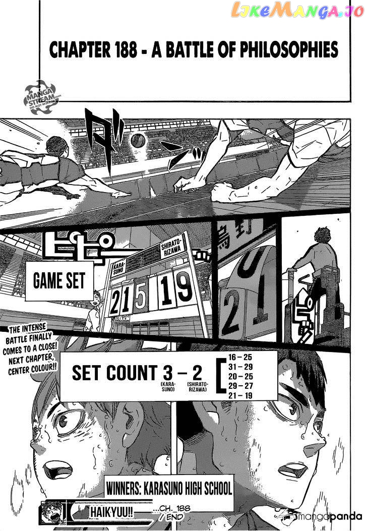 Haikyuu!! chapter 188 - page 18