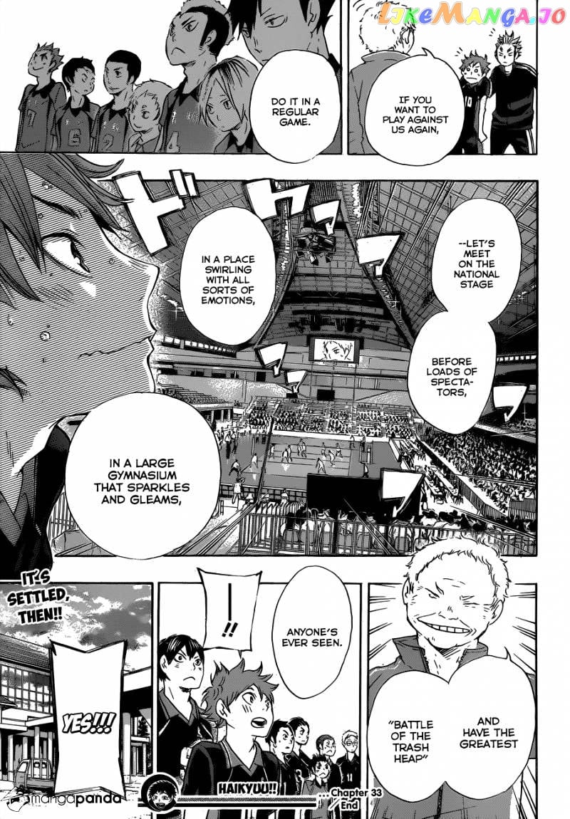 Haikyuu!! chapter 33 - page 18