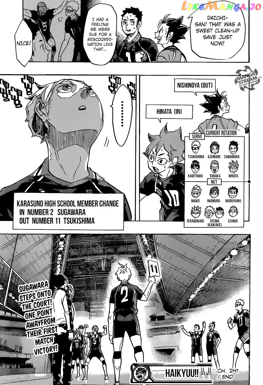 Haikyuu!! chapter 241 - page 21