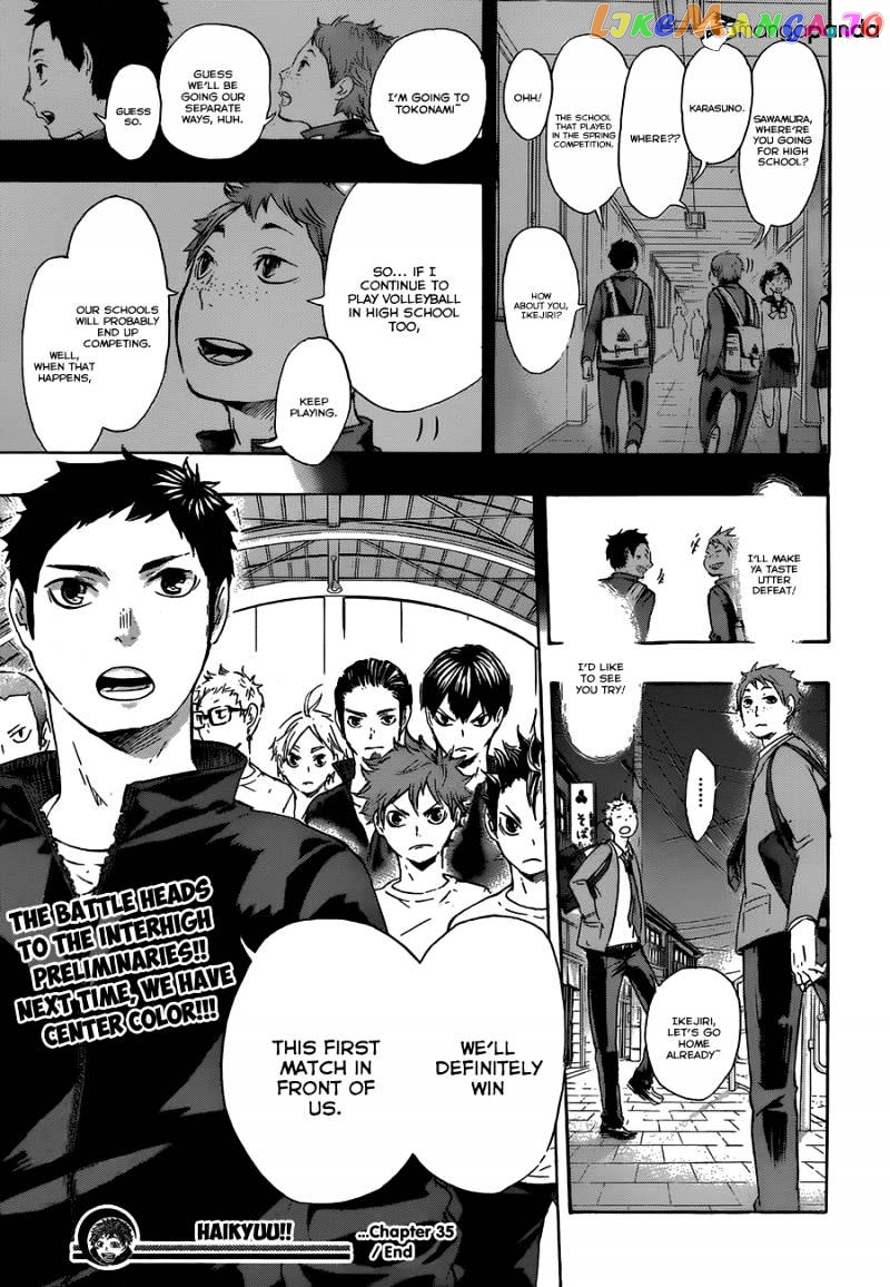 Haikyuu!! chapter 35 - page 22