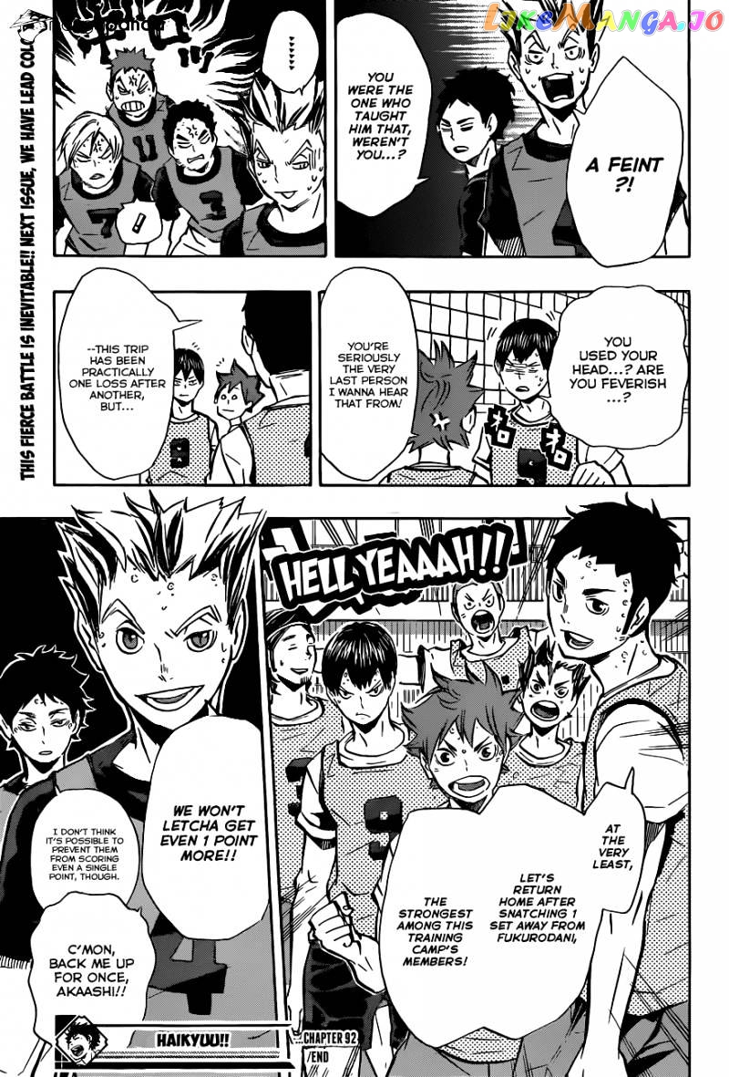 Haikyuu!! chapter 92 - page 19