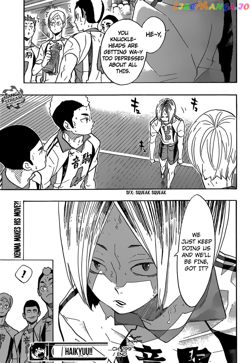 Haikyuu!! chapter 199 - page 20