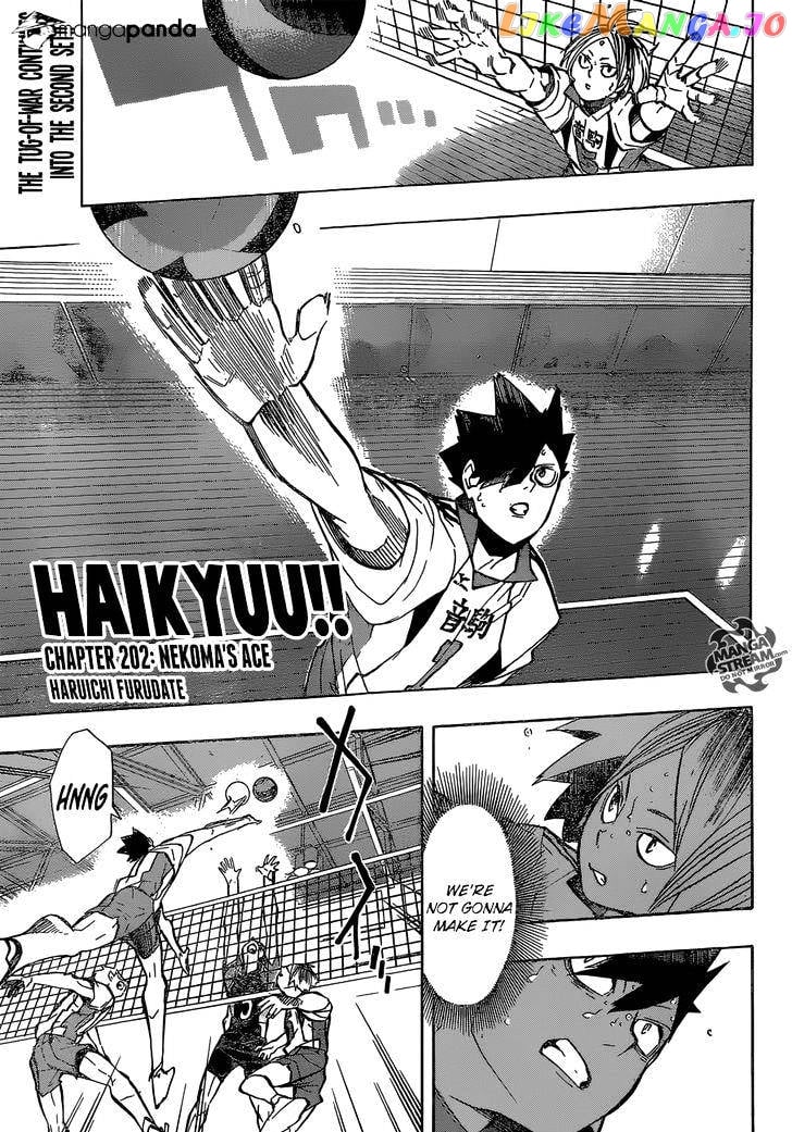 Haikyuu!! chapter 202 - page 1