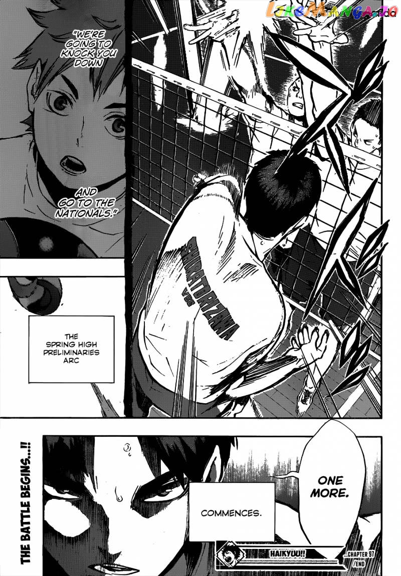 Haikyuu!! chapter 97 - page 19