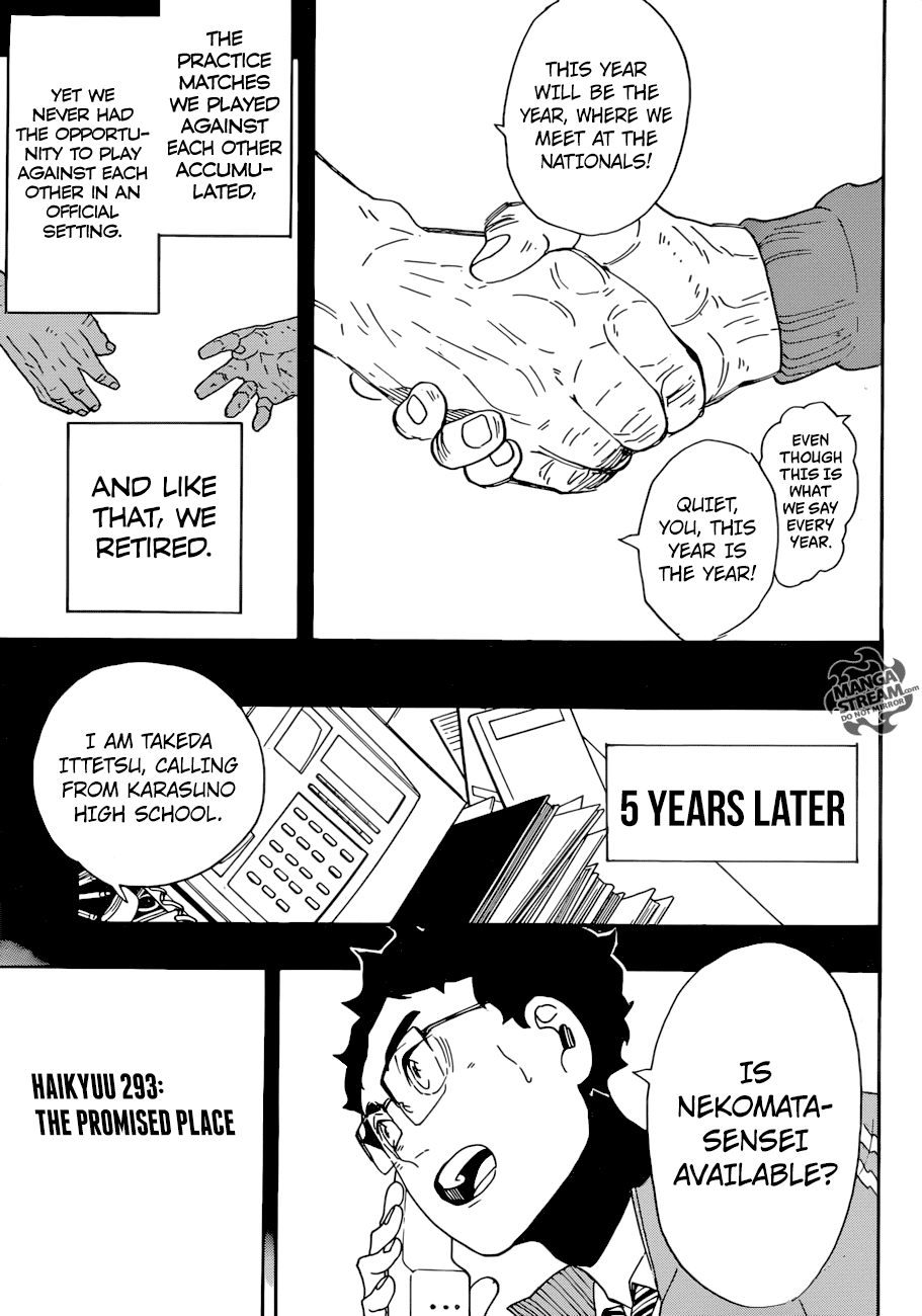 Haikyuu!! chapter 293 - page 9