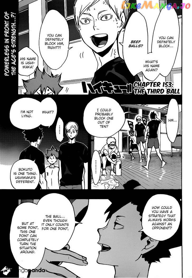 Haikyuu!! chapter 153 - page 1