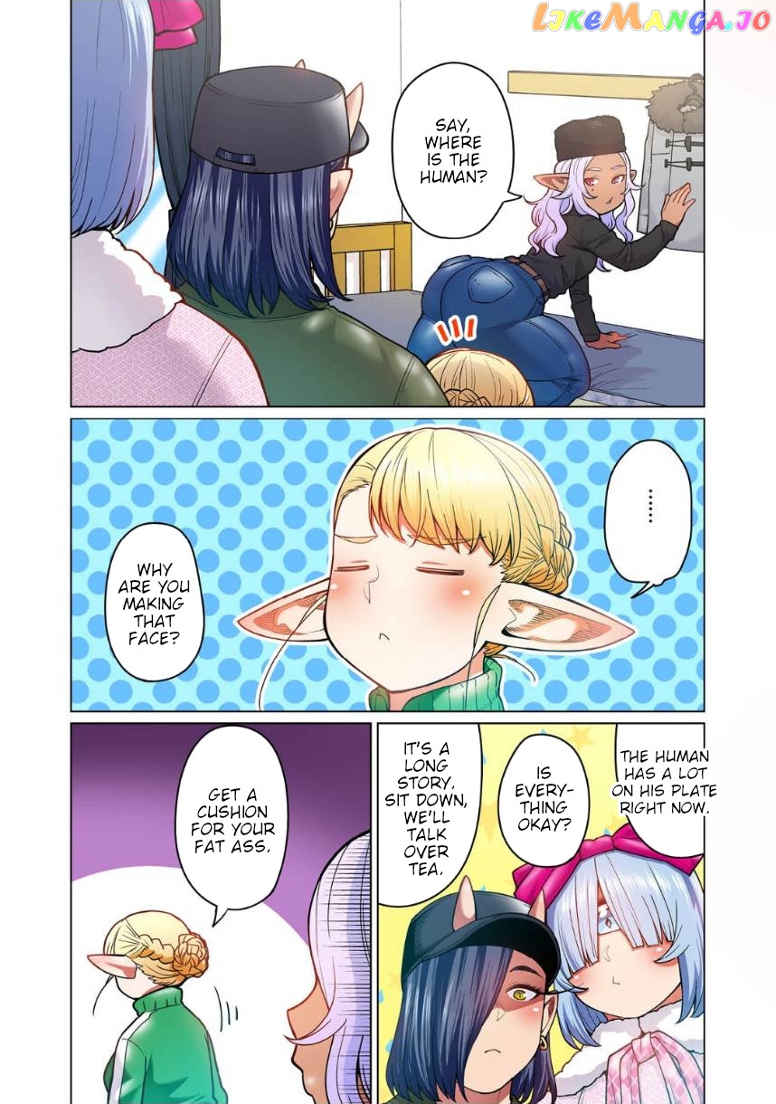 Shin Elf-san wa Yaserarenai. chapter 6 - page 4