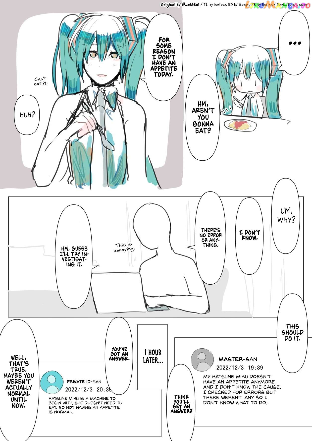 The Daily Life Of Master & Hatsune Miku Chapter 30 - page 1