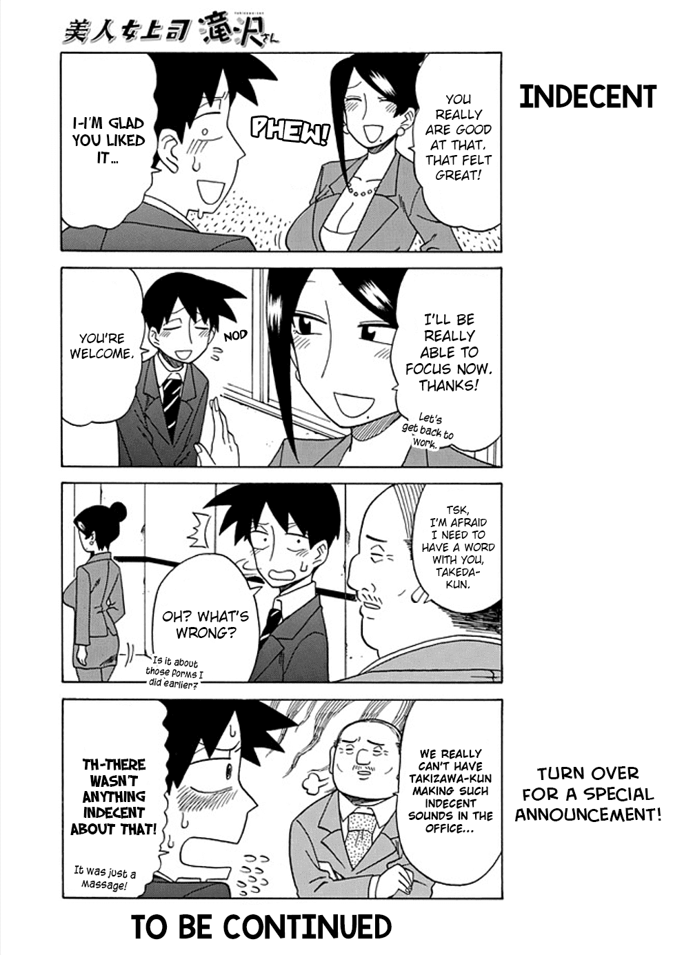 Bijin Onna Joushi Takizawa-san chapter 46 - page 5