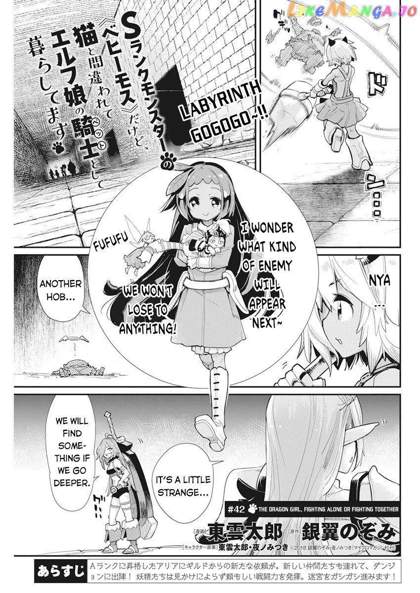 I Am Behemoth Of The S Rank Monster But I Am Mistaken As A Cat And I Live As A Pet Of Elf Girl chapter 42 - page 2