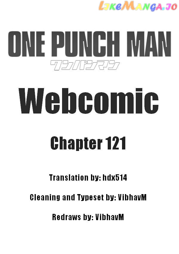 Onepunch-Man (ONE) chapter 121 - page 1