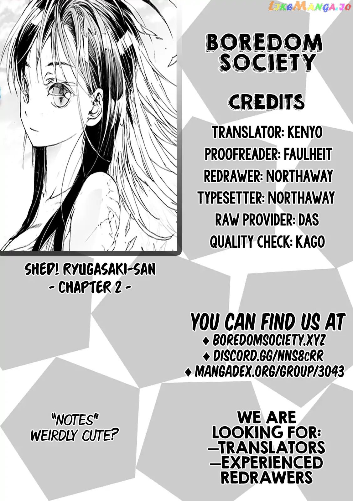 Shed! Ryugasaki-San chapter 2 - page 5