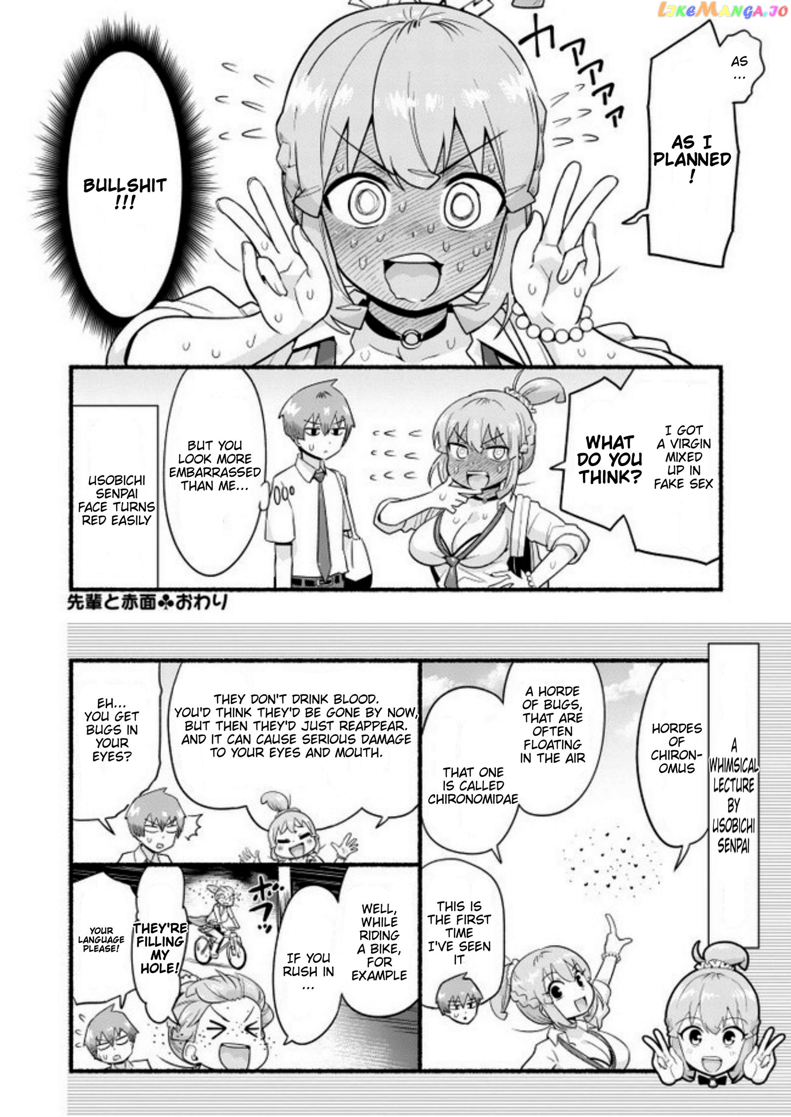 Uso-Bitch Senpai Chapter 1 - page 14