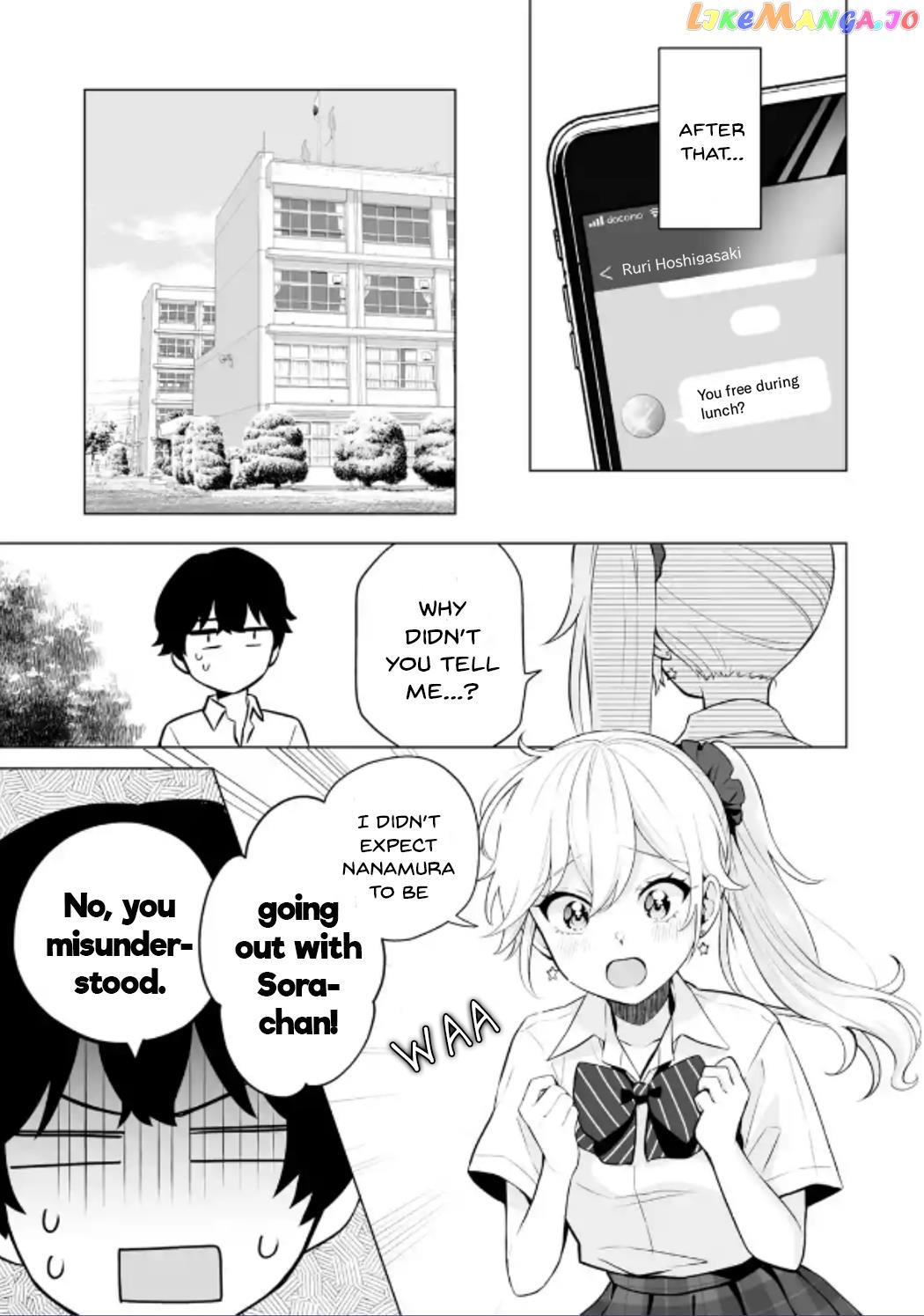 Please Leave Me Alone (For Some Reason, She Wants to Change a Lone Wolf's Helpless High School Life.) Chapter 18 - page 15