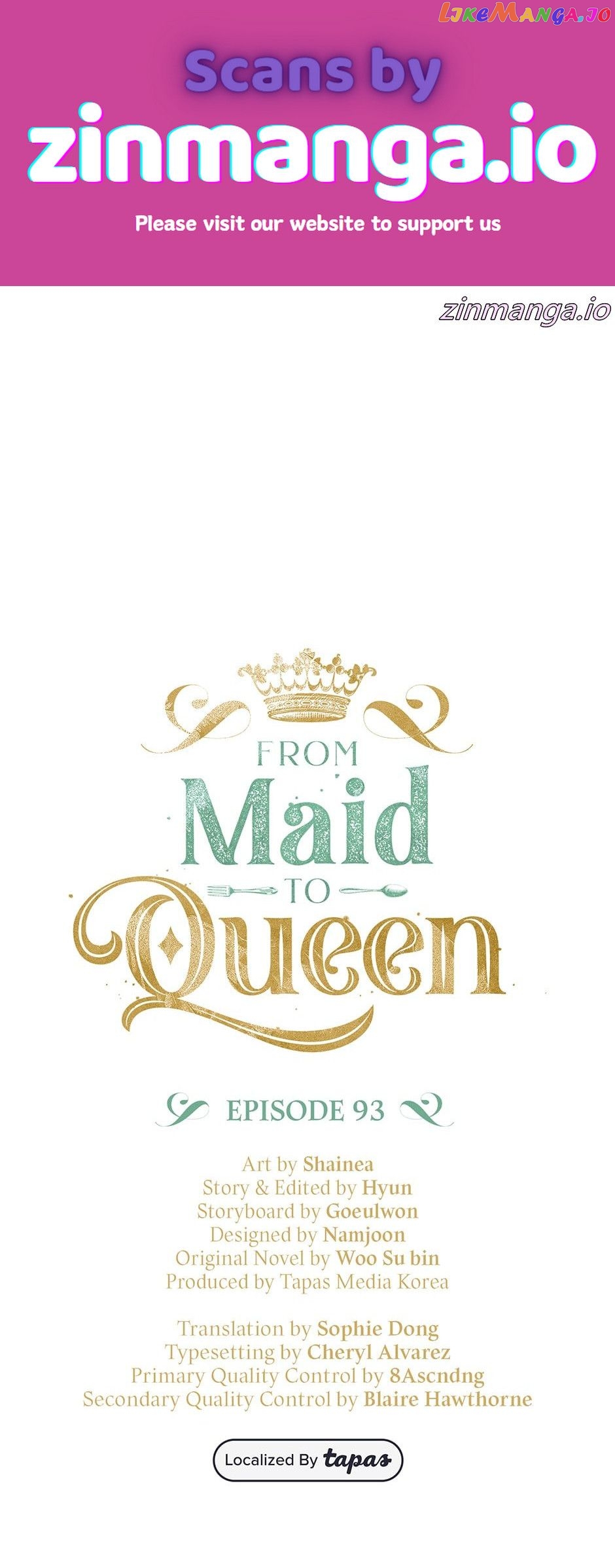 From Maid to Queen Chapter 93 - page 1