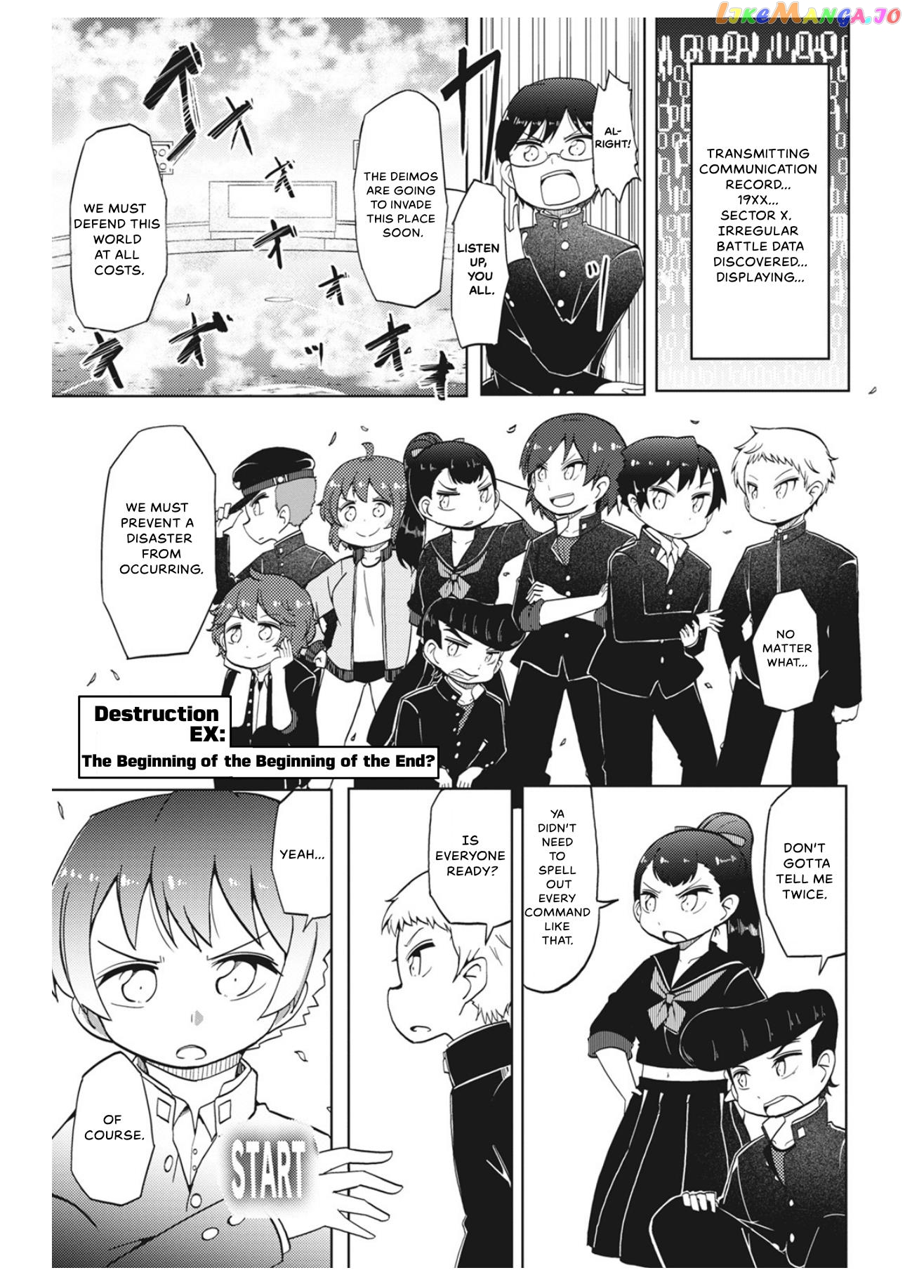 4-Panel 13 Sentinels: Aegis Rim This Is Sector X Chapter 10.5 - page 1