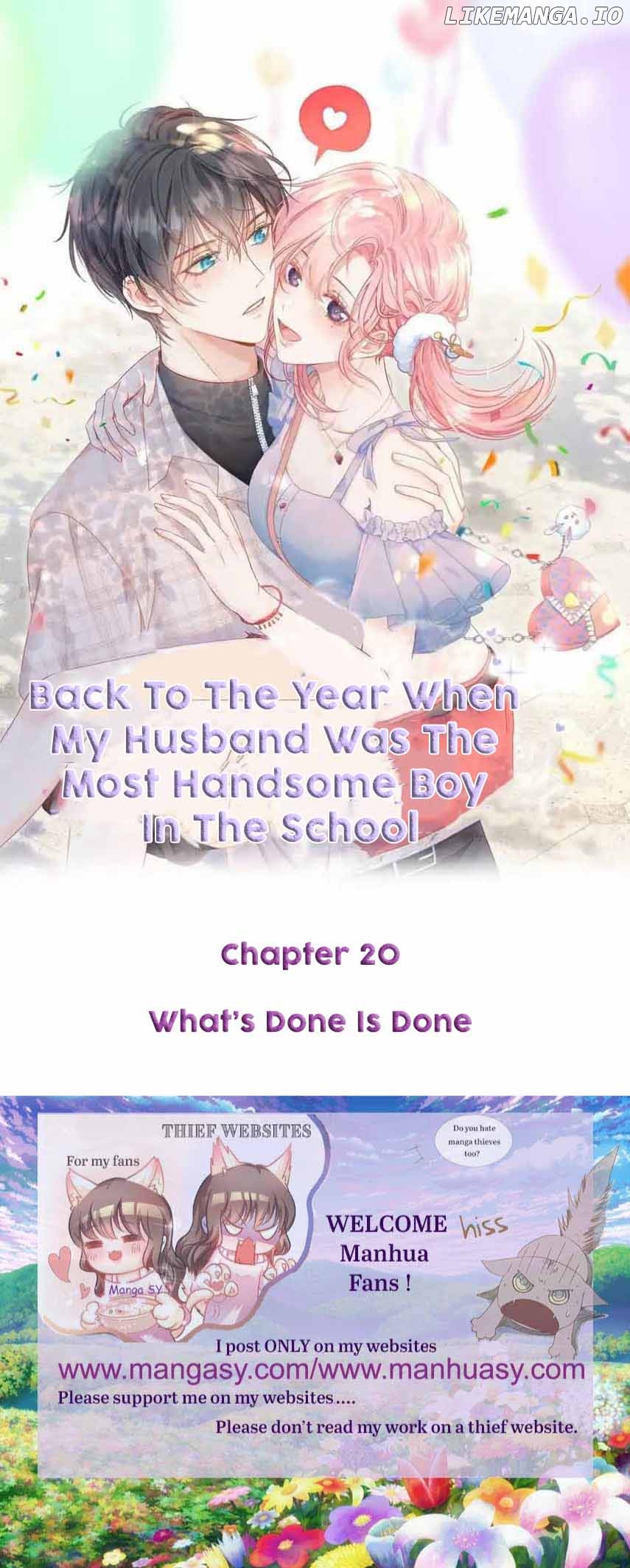 Back to the Year When My Husband was the Most Handsome Boy in the School Chapter 20 - page 1