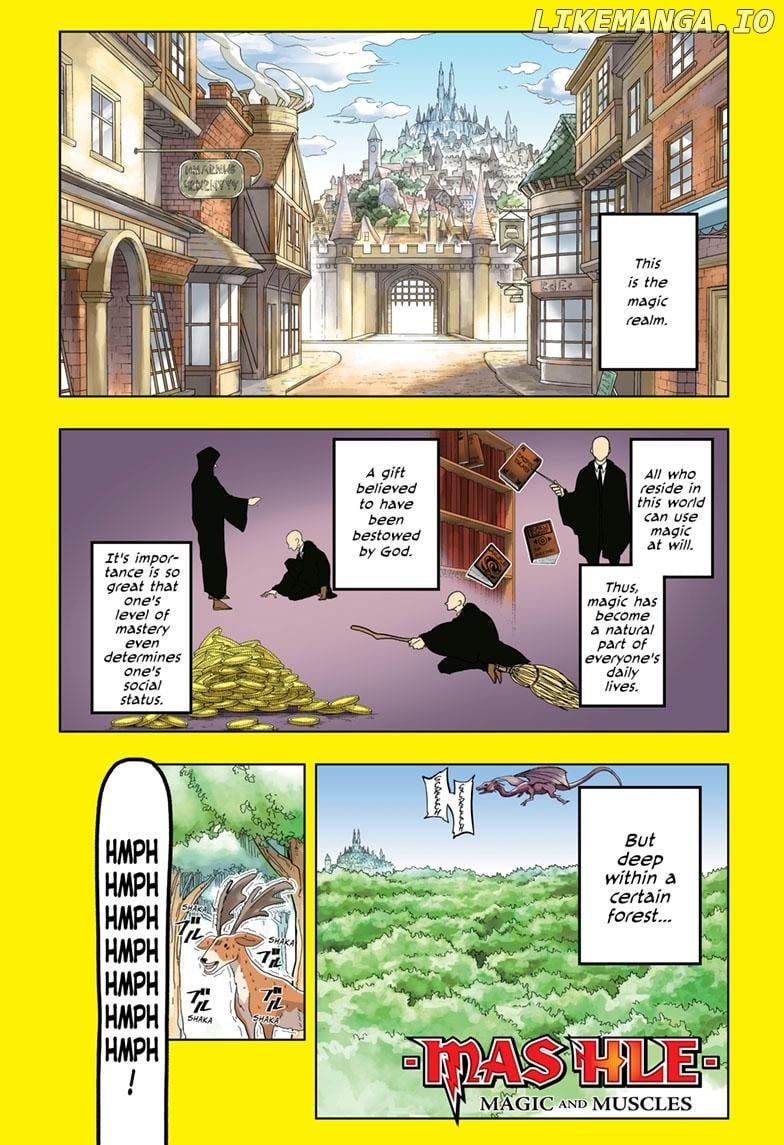 MASHLE - Manga chapter 1 - page 2