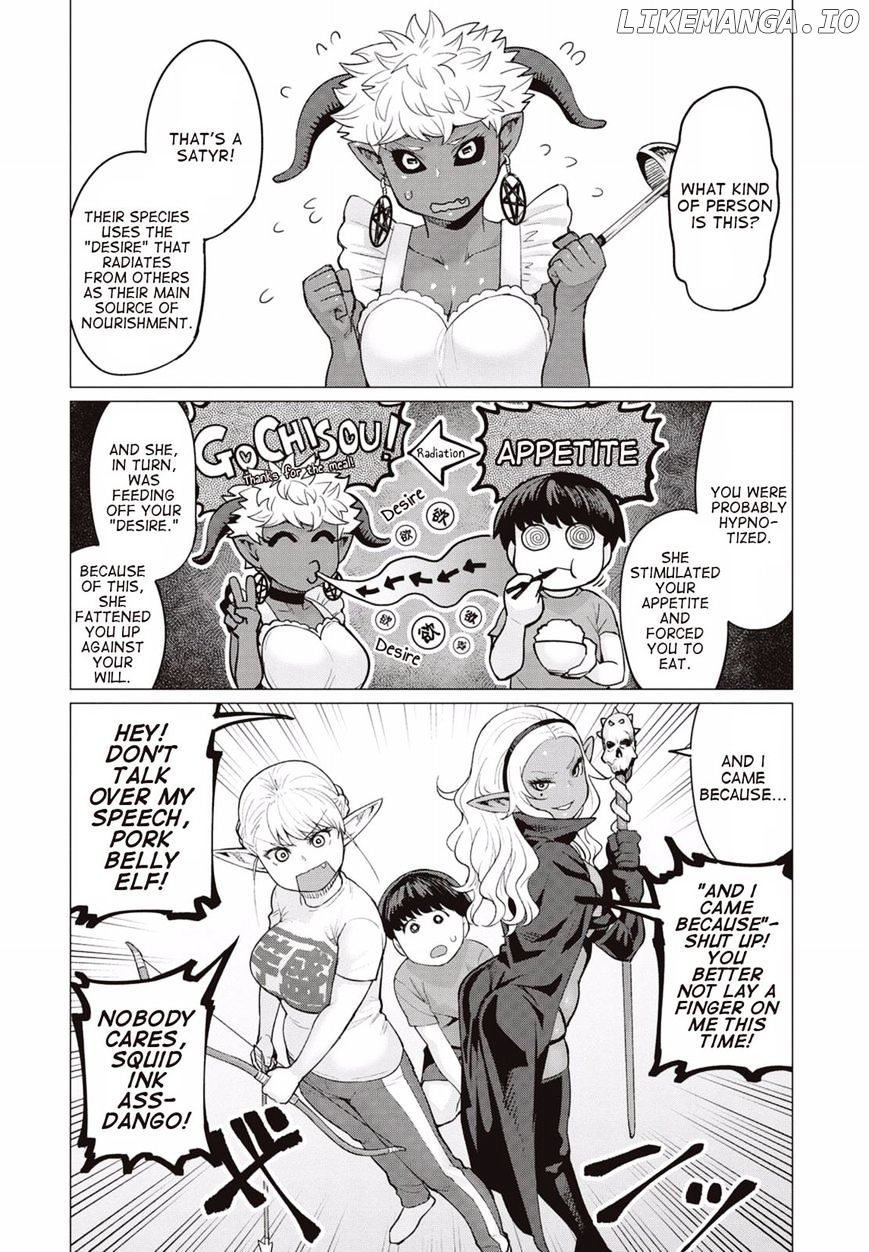 Elf-San wa Yaserarenai. chapter 10 - page 21