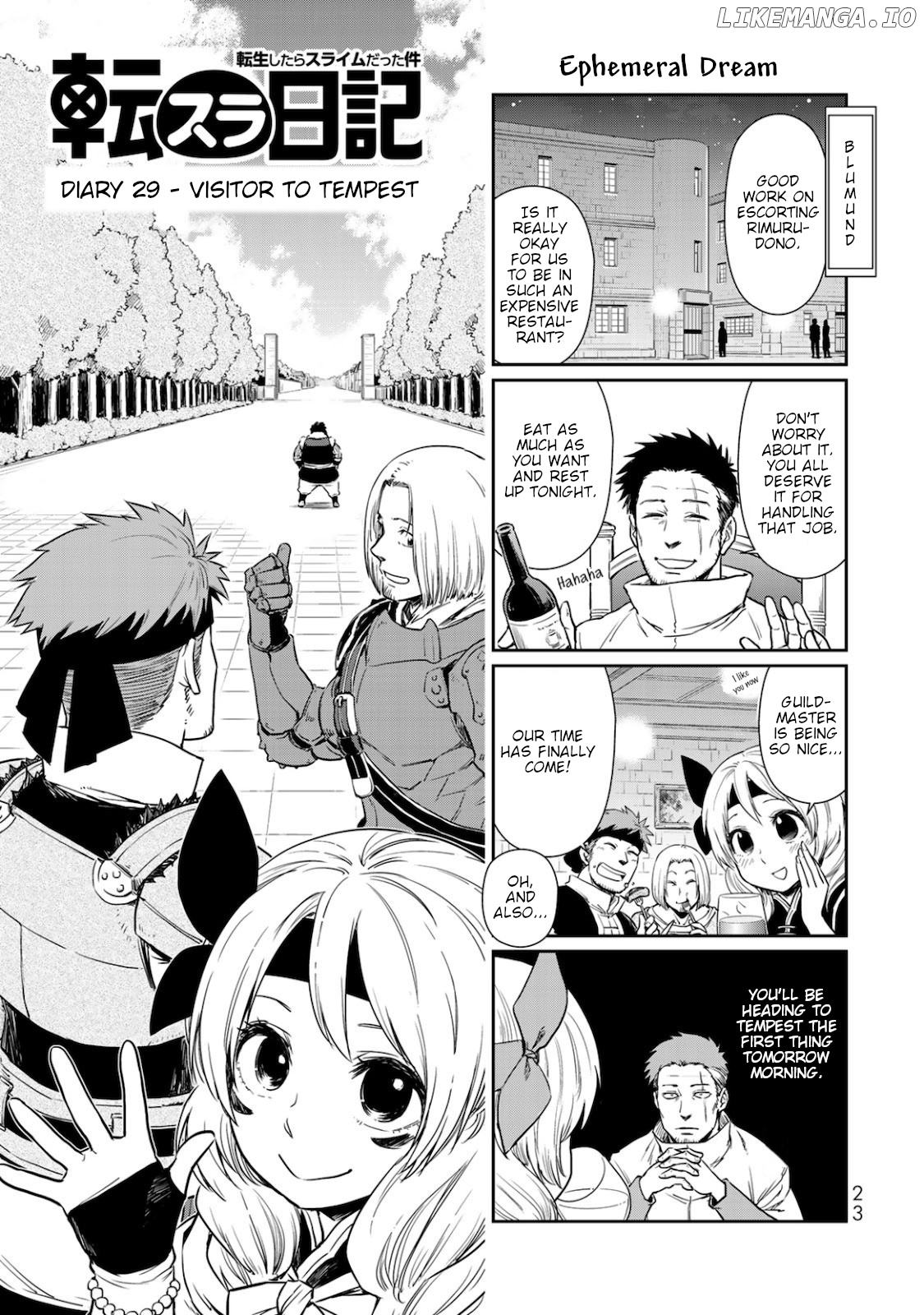 Tensura Nikki Tensei Shitara Slime Datta Ken chapter 29 - page 1