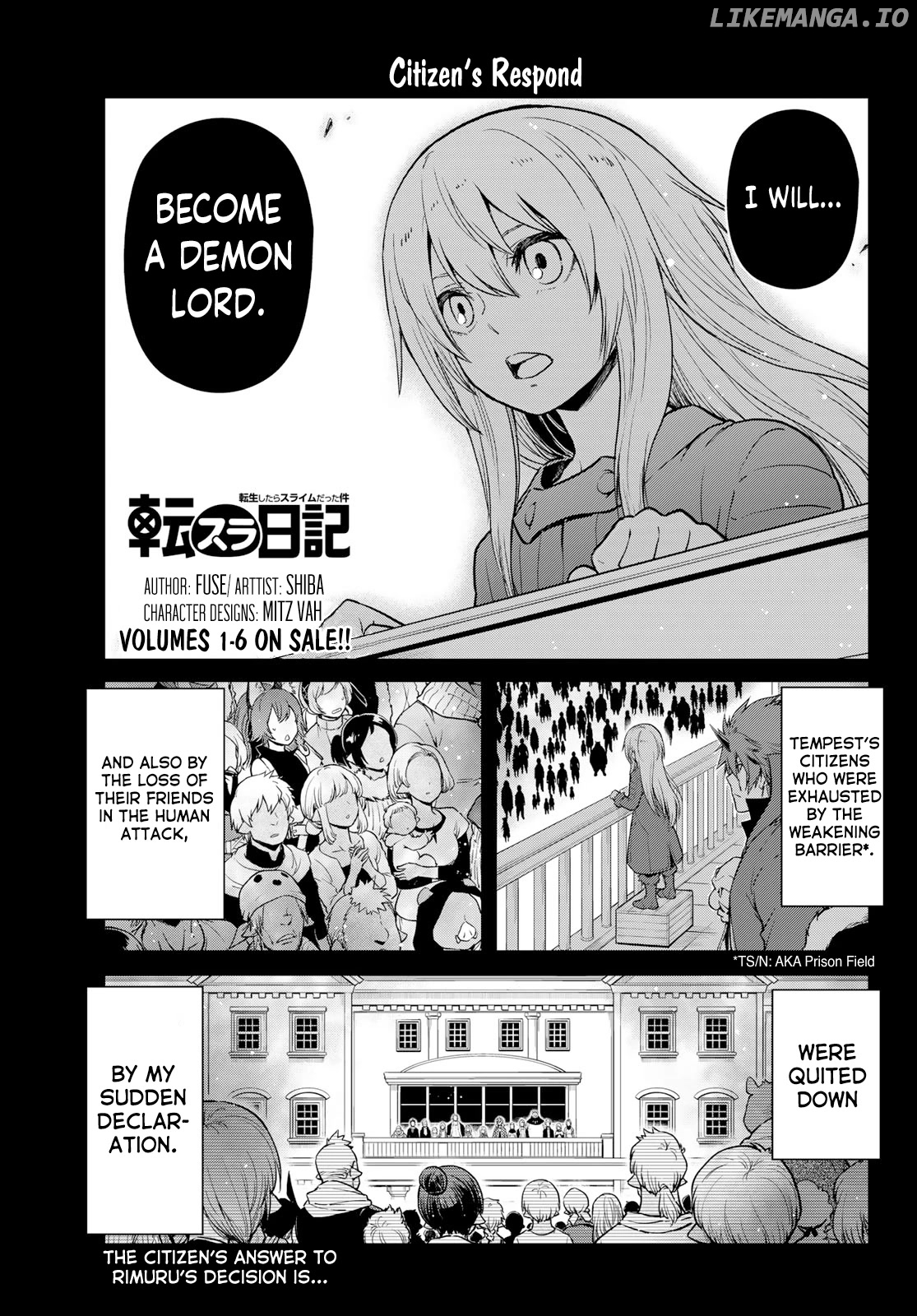 Tensura Nikki Tensei Shitara Slime Datta Ken chapter 58 - page 1