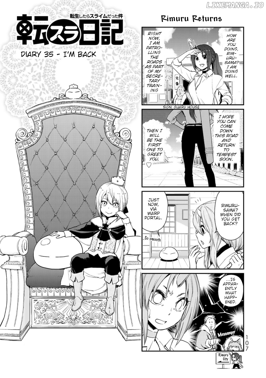 Tensura Nikki Tensei Shitara Slime Datta Ken chapter 35 - page 1