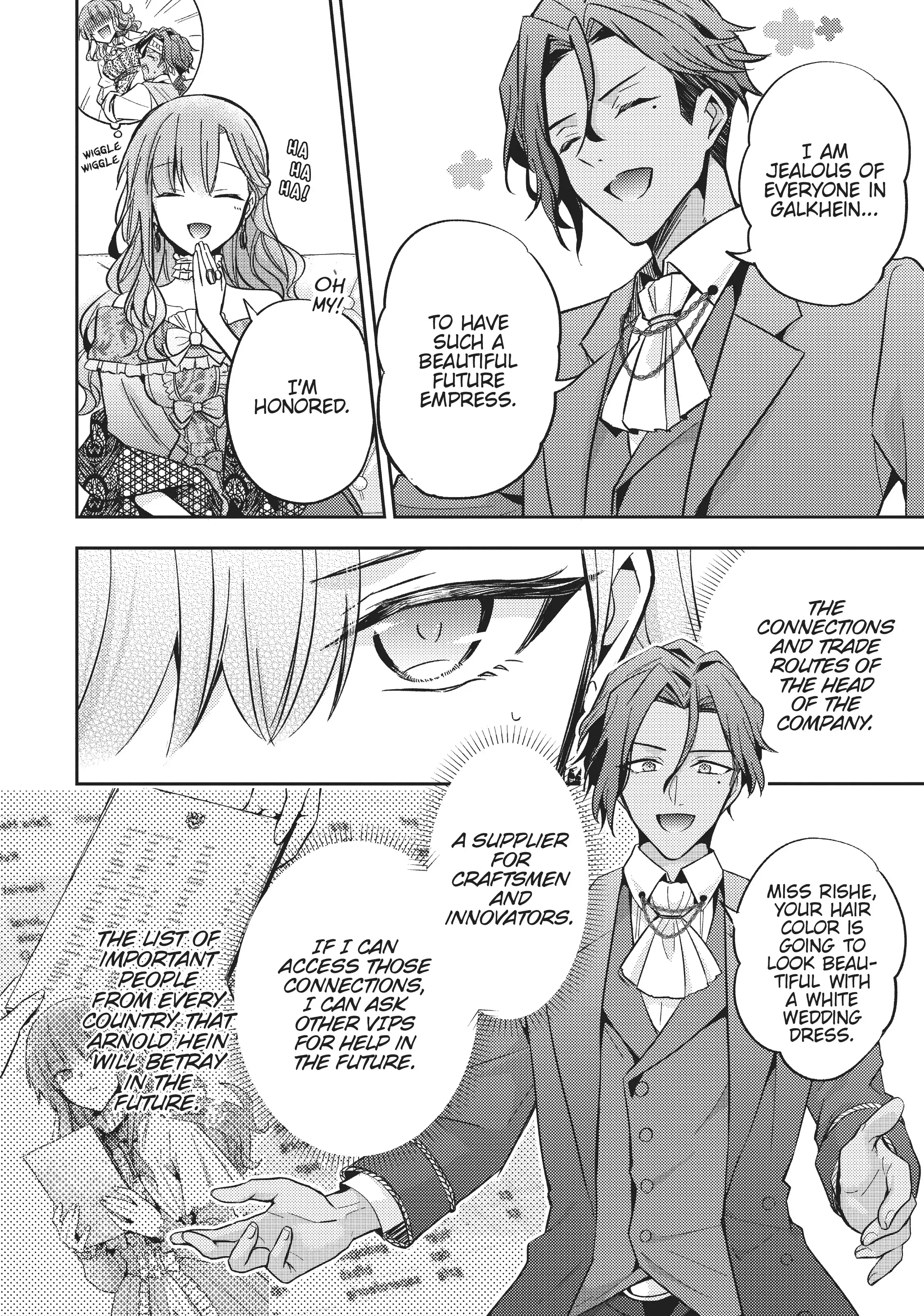 Loop 7-kaime no Akuyaku Reijou wa, Moto Tekikoku de Juukimama na Hanayome Seikatsu o Mankitsu Suru Chapter 7 - page 26