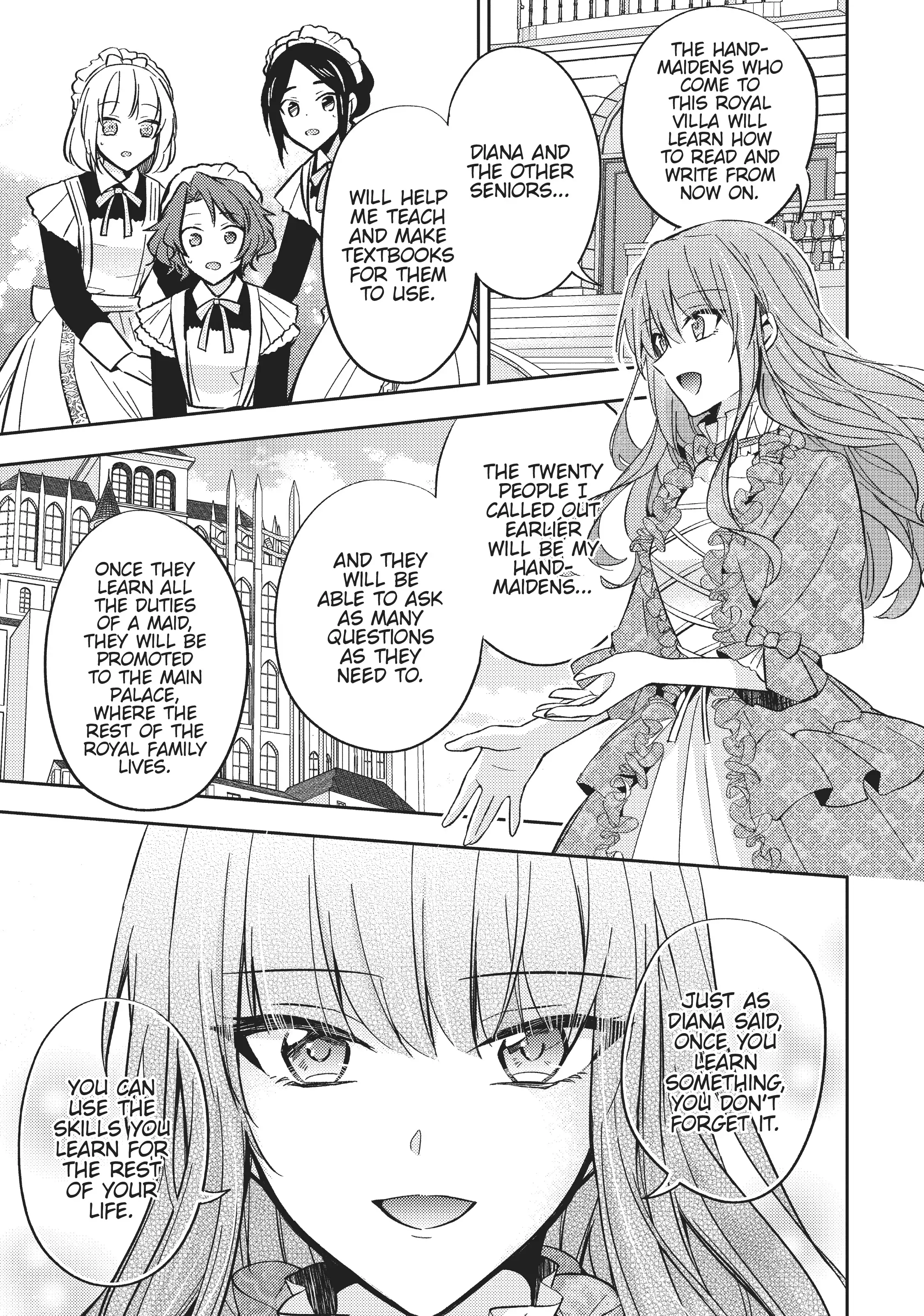 Loop 7-kaime no Akuyaku Reijou wa, Moto Tekikoku de Juukimama na Hanayome Seikatsu o Mankitsu Suru Chapter 7 - page 9